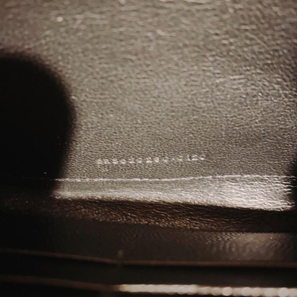 SAINT LAURENT Envelope monogram quilted leather wallet on chain shoulder bag - Picture 6 of 6